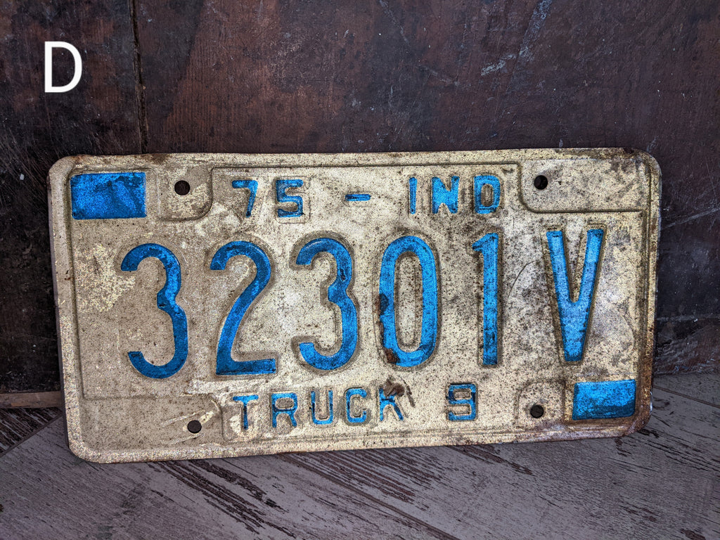 Vintage License Plate