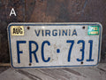 Vintage License Plate