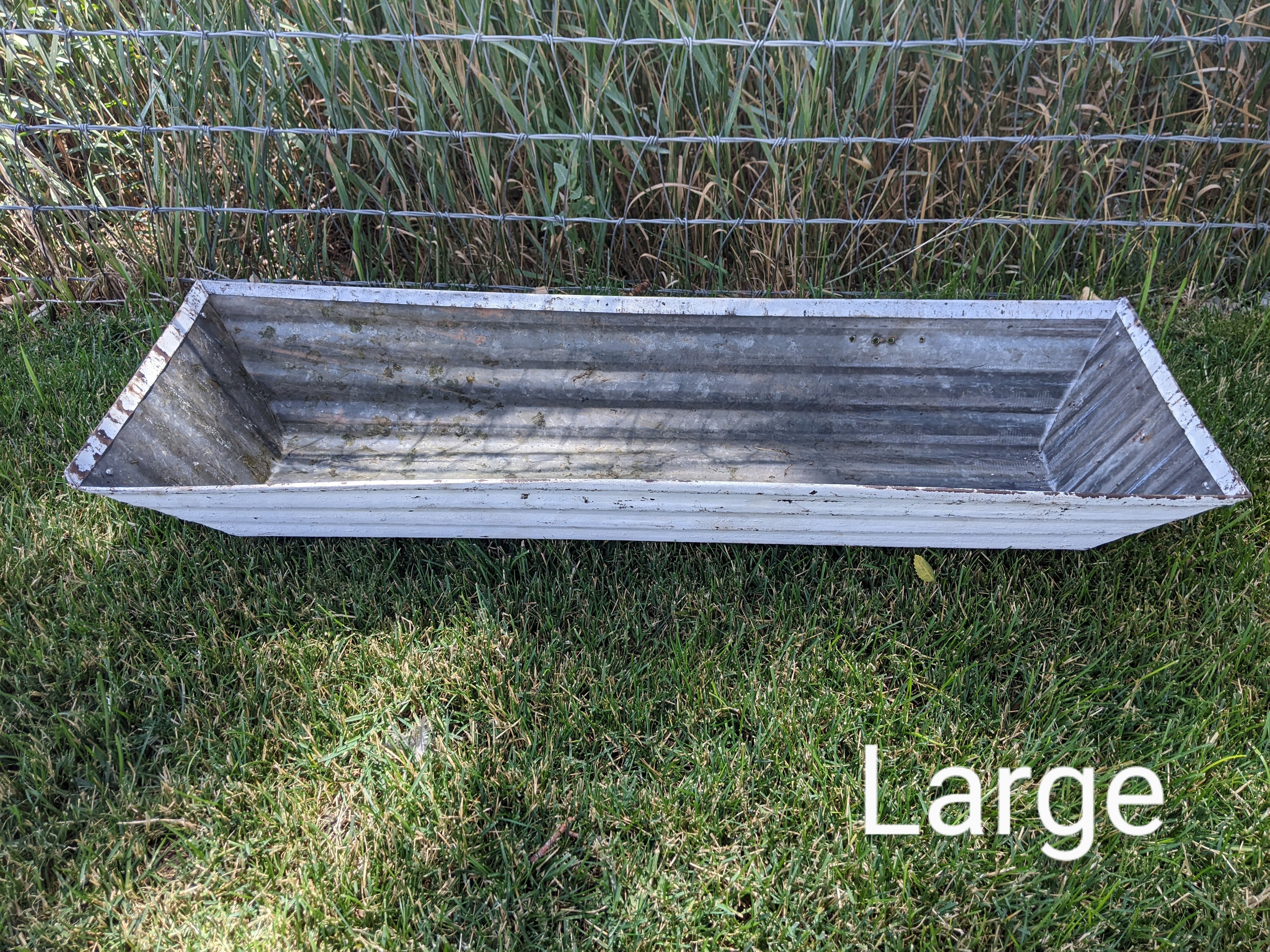 Vintage Tin Trough