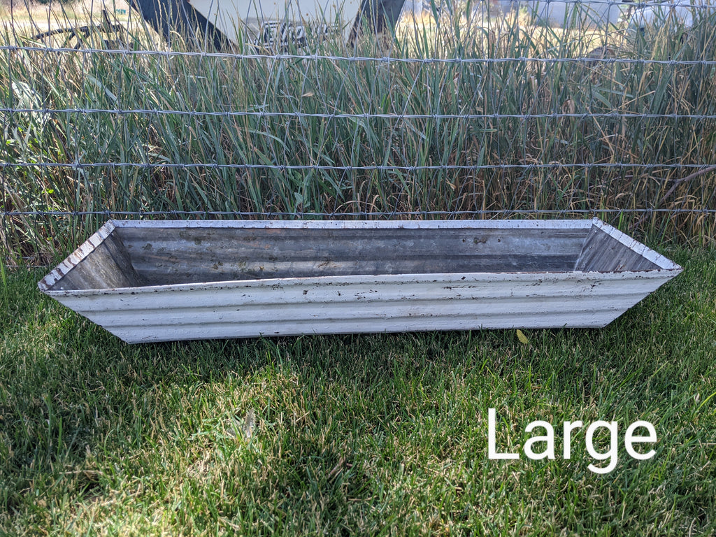 Vintage Tin Trough