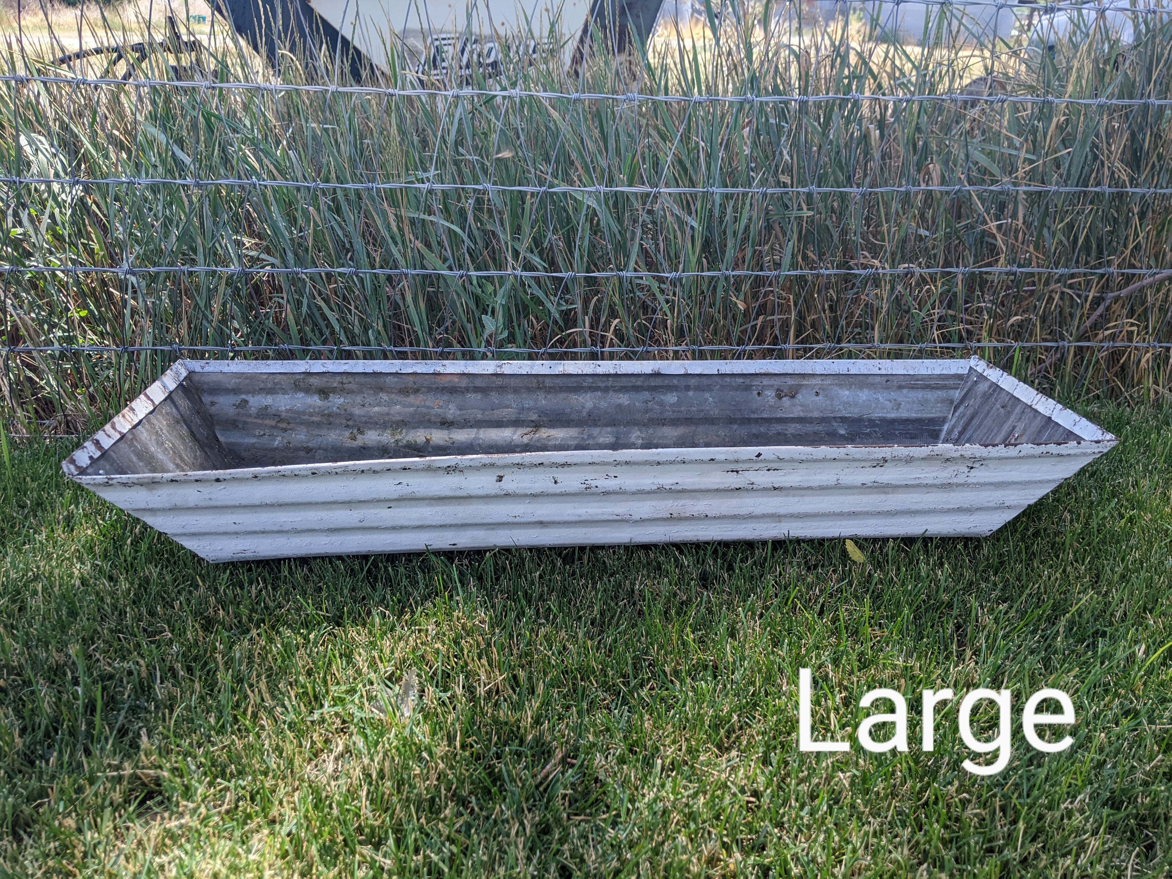Vintage Tin Trough
