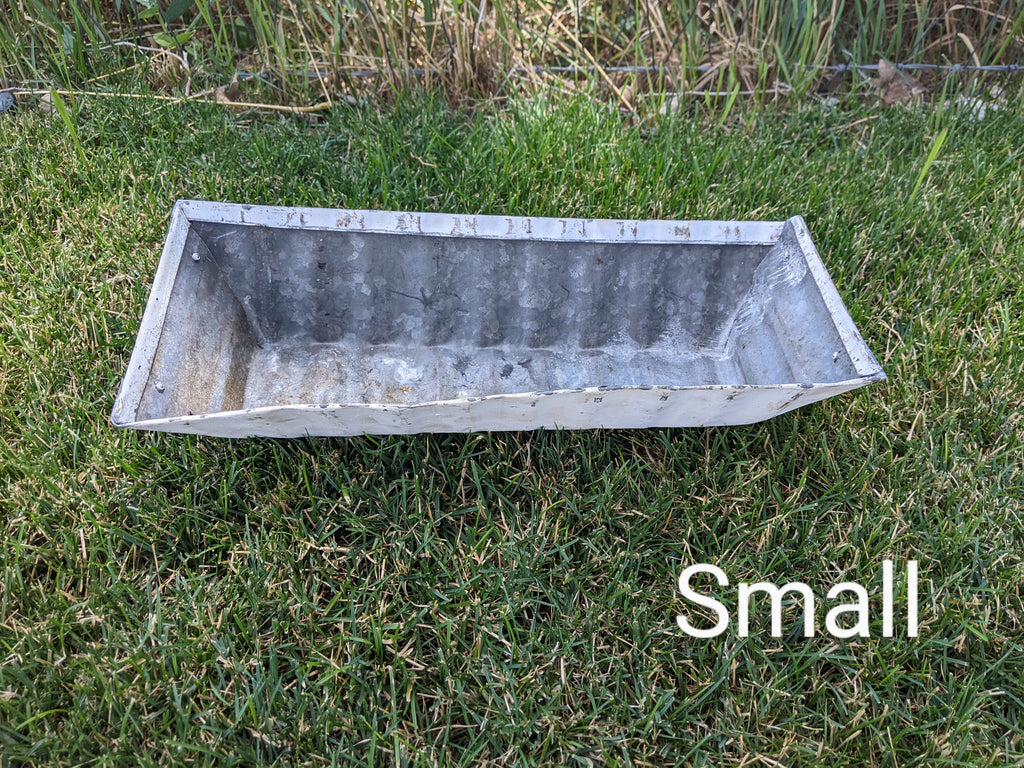 Vintage Tin Trough