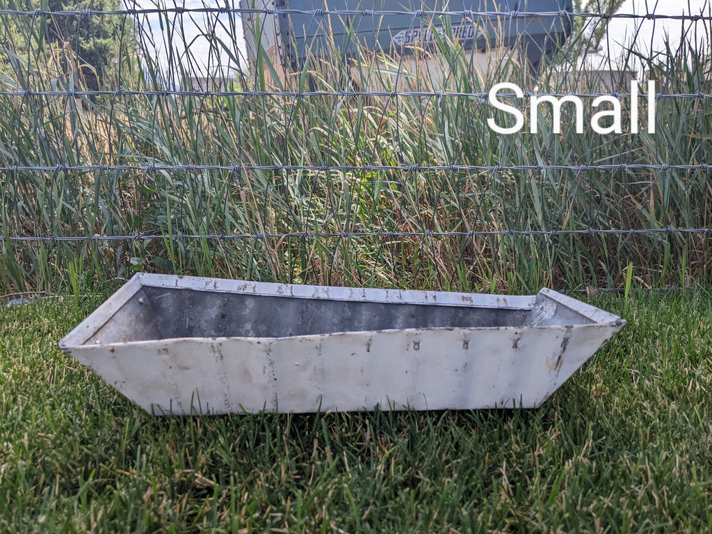 Vintage Tin Trough