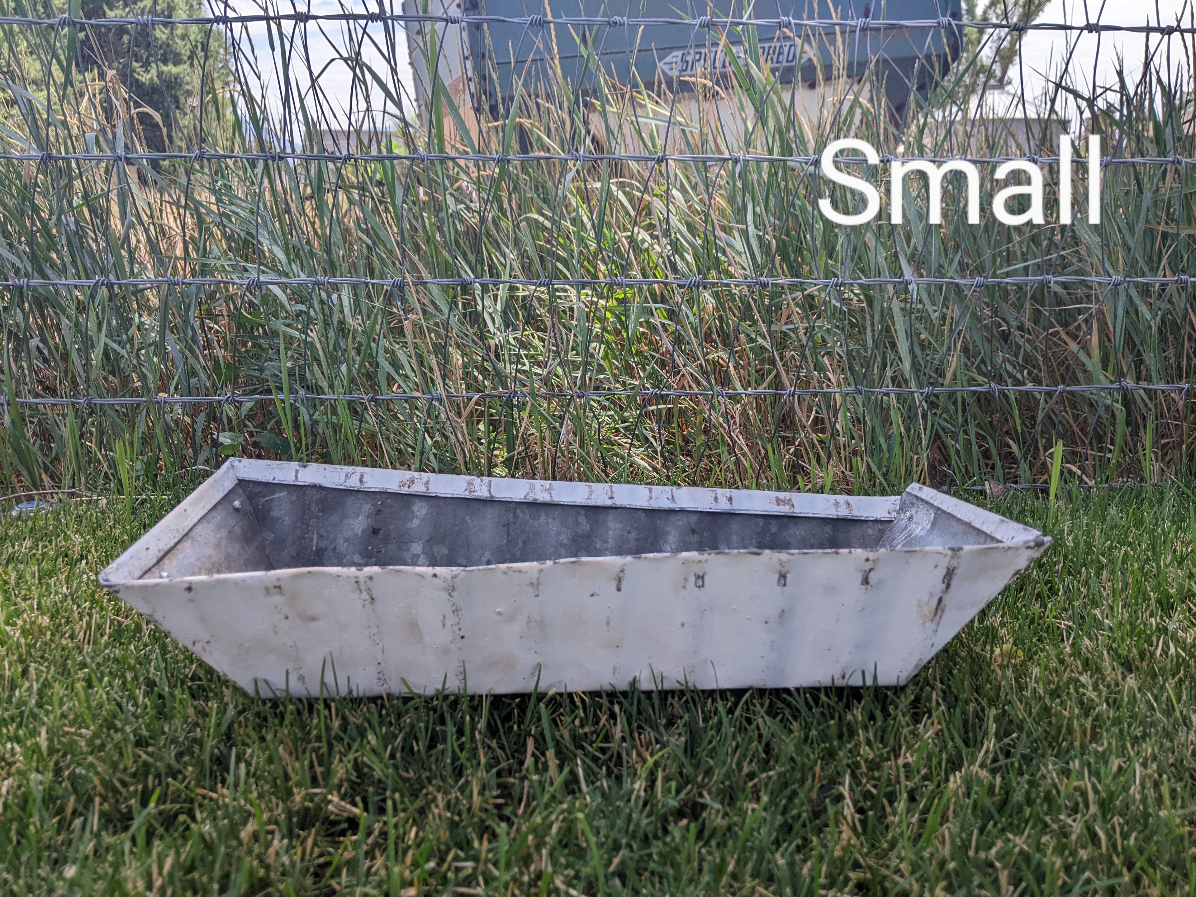 Vintage Tin Trough