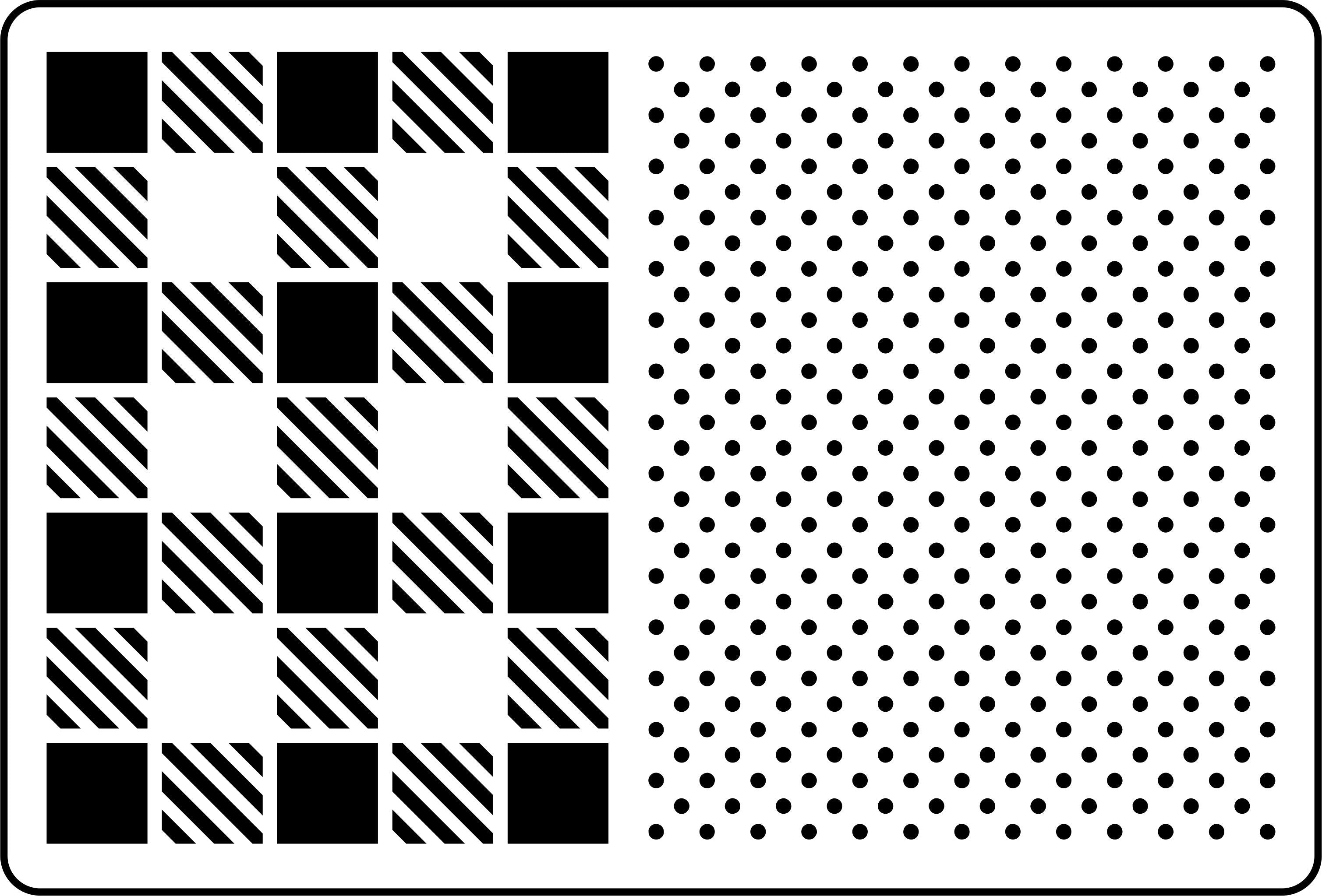 Plaid & Dots | JRV Stencils