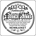 Rae's Toothpaste Label | JRV Stencils