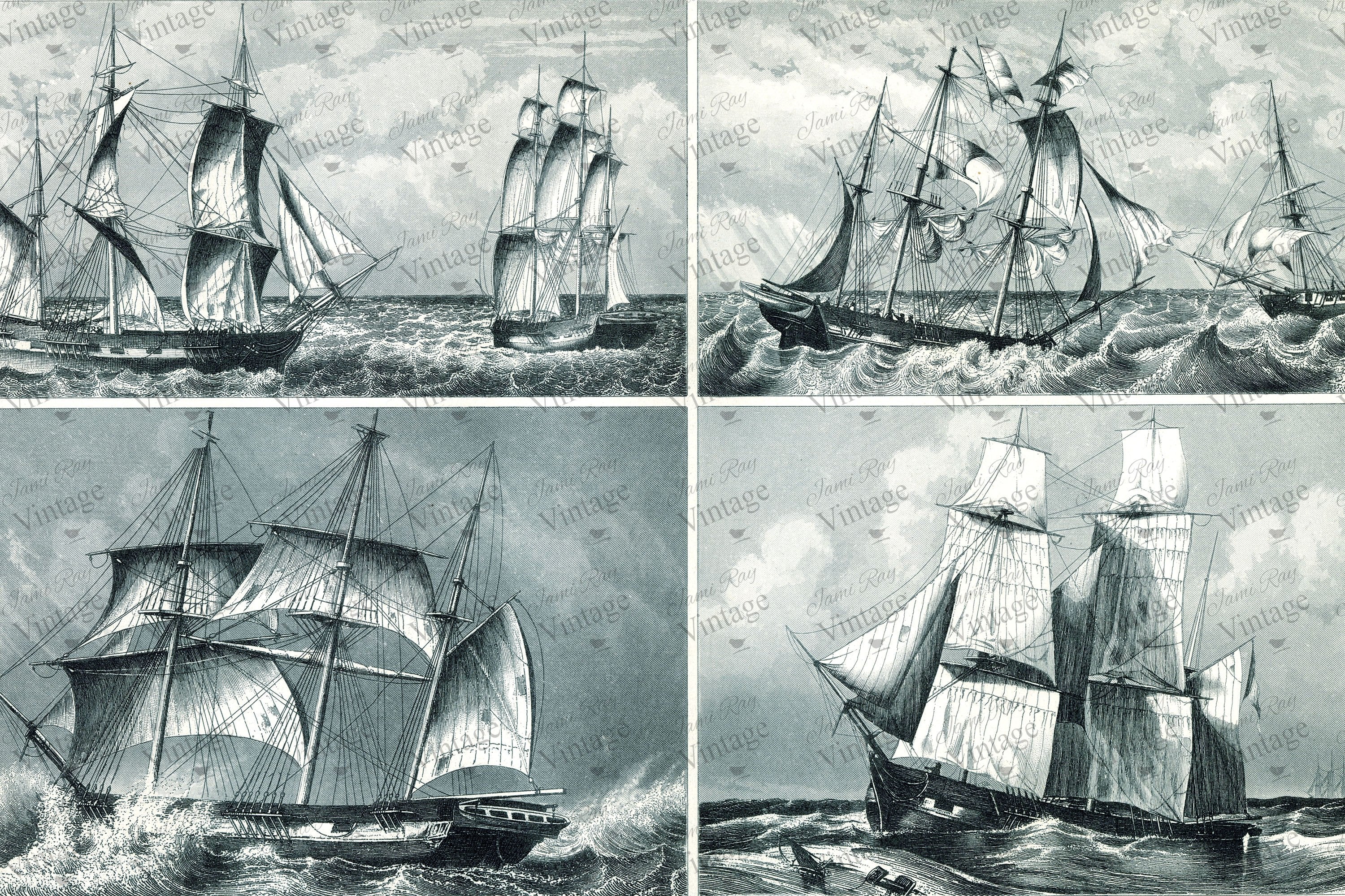 Ships At Sea | Discontinued JRV Large 18# Paper