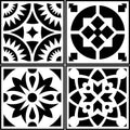 Spanish Tile 4 Pack | JRV Stencils