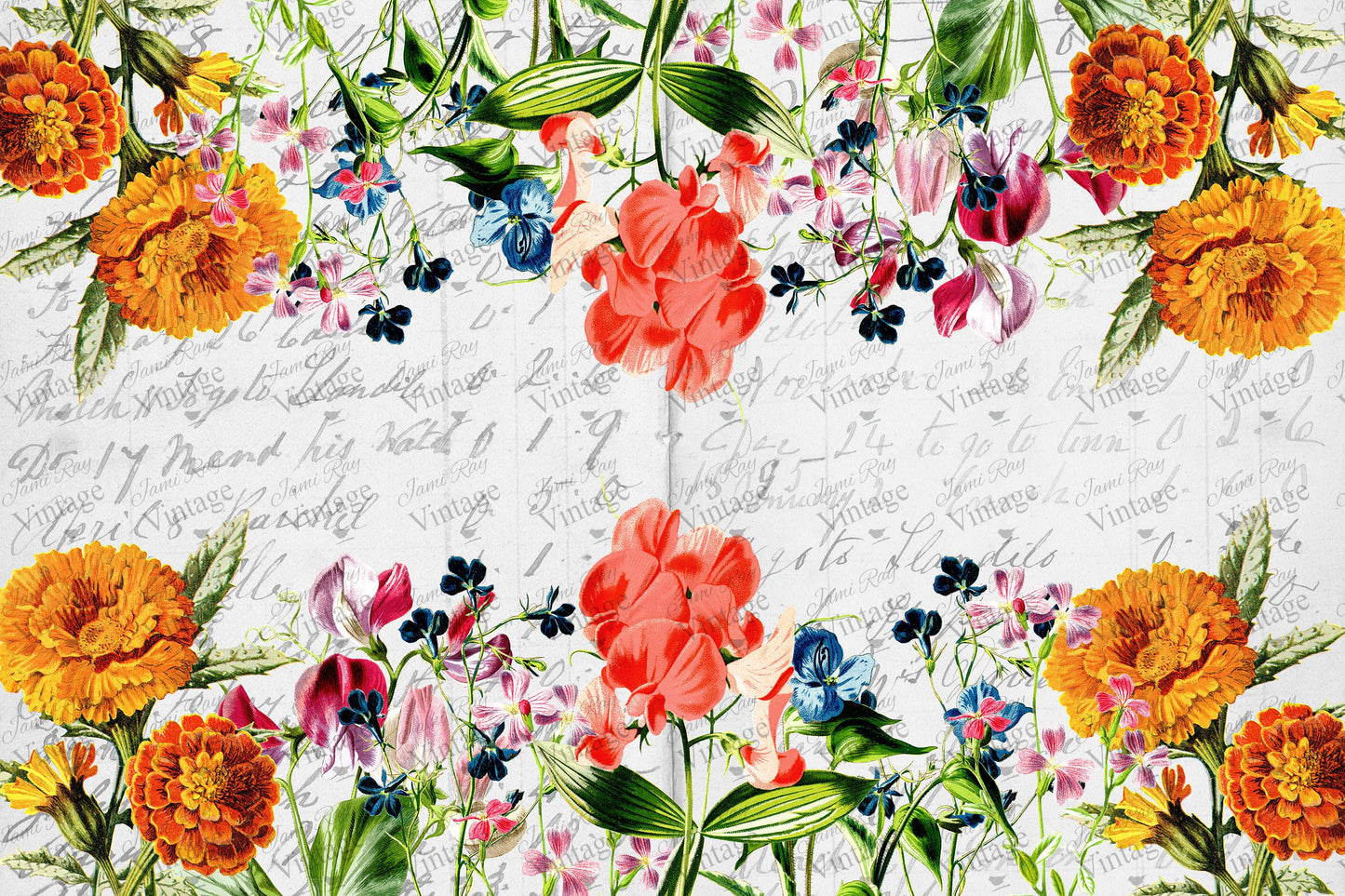 Summer Flower Garden | JRV Paper