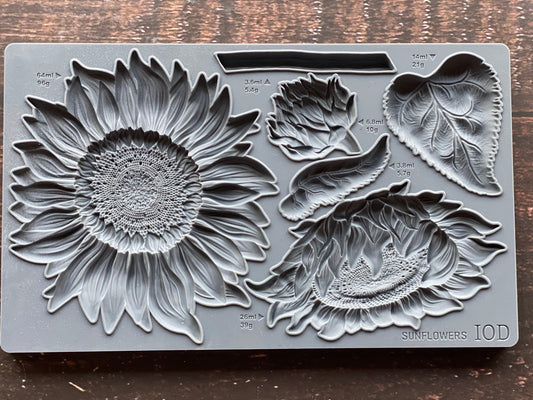 Iron Orchid Designs Sunflower | IOD Mould