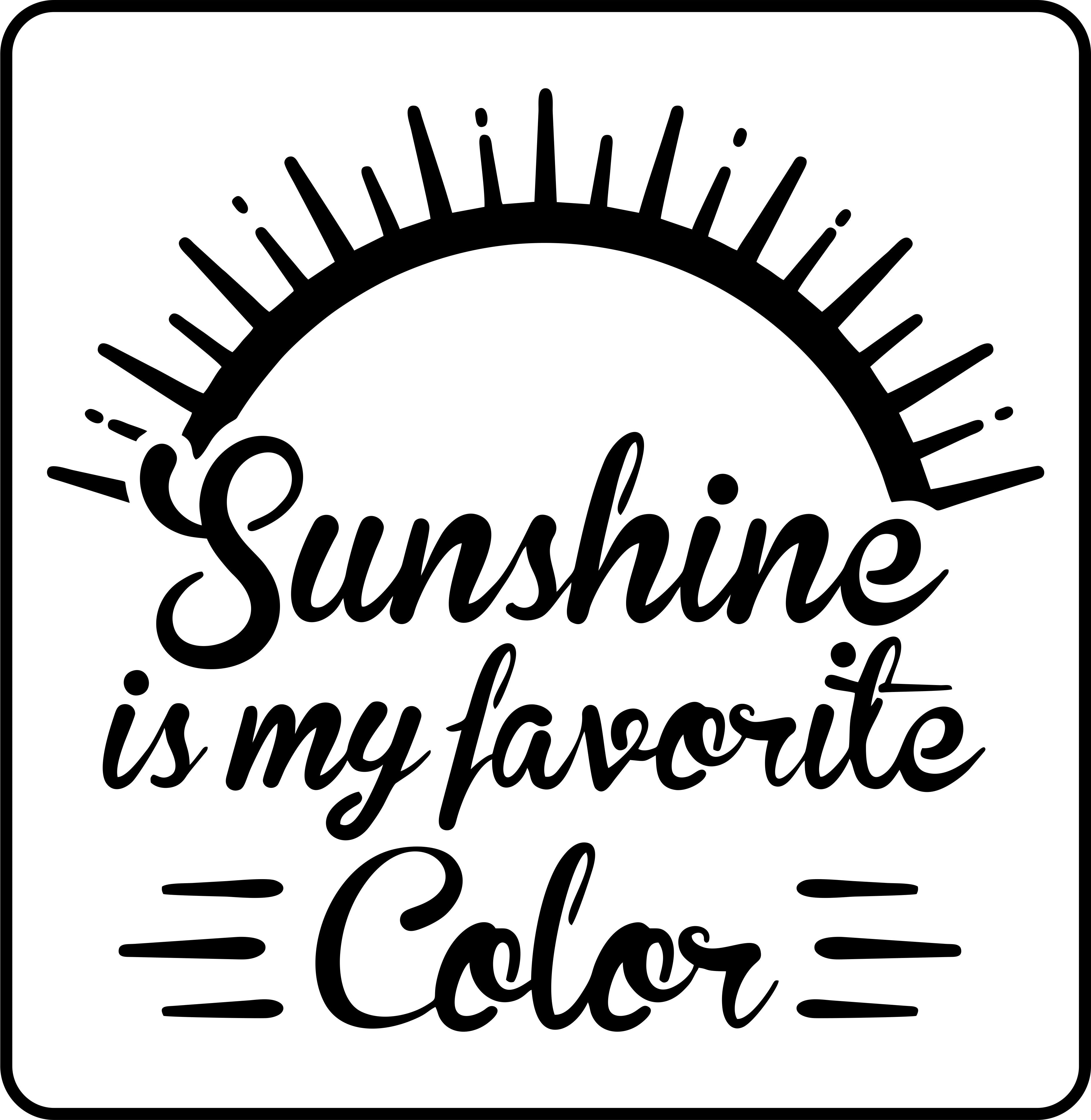 Sunshine | JRV Stencils JRV Stencils