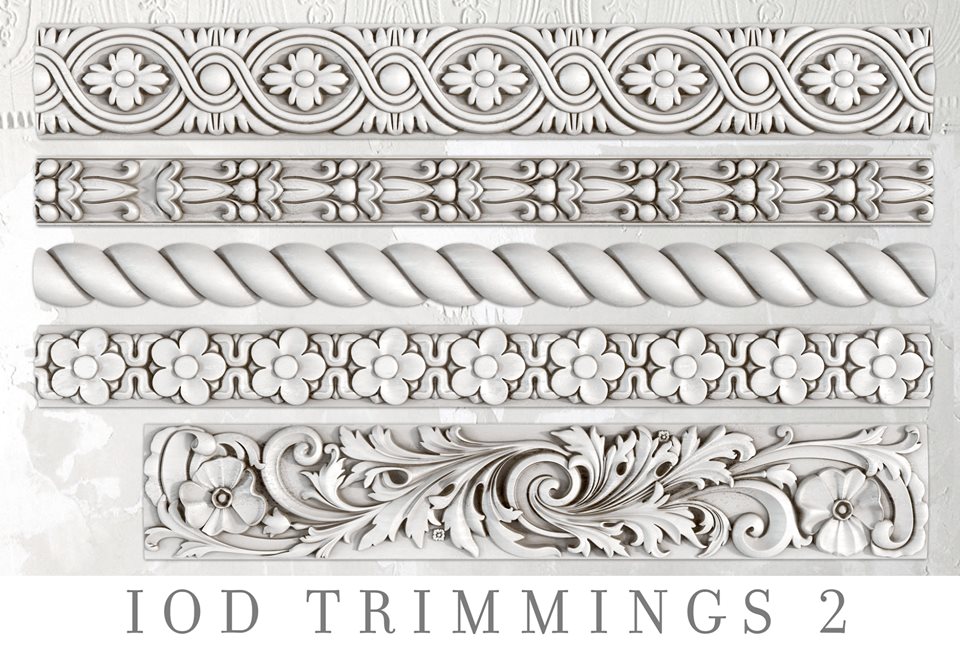 Trimmings 2 | Mould | IOD Iron Orchid Designs IOD