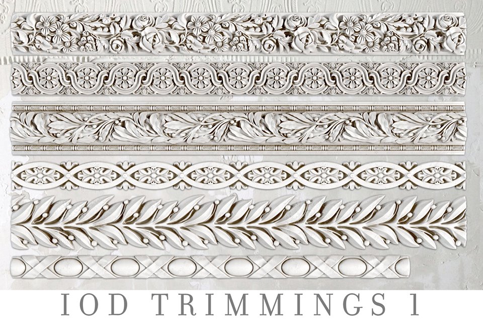 Trimmings 1  | Mould | IOD Iron Orchid Designs IOD