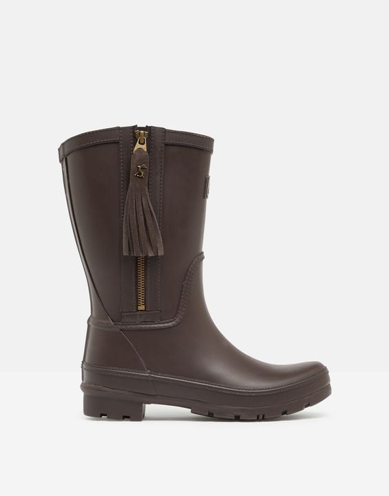 Joules - Rosalind Mid Height Rain Boots with Interchangeable Tassle