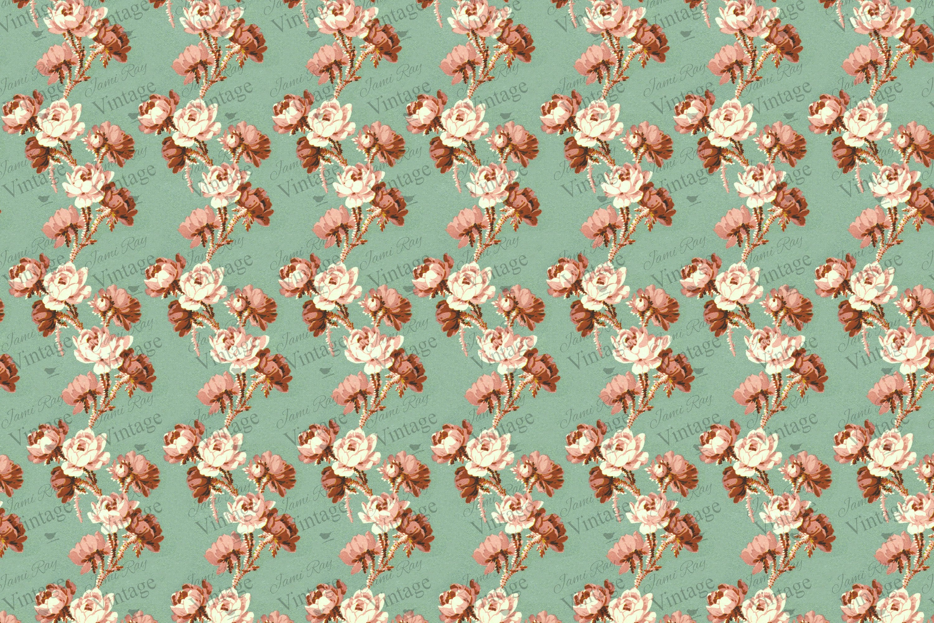 Cottage Floral | JRV Large 18# Paper