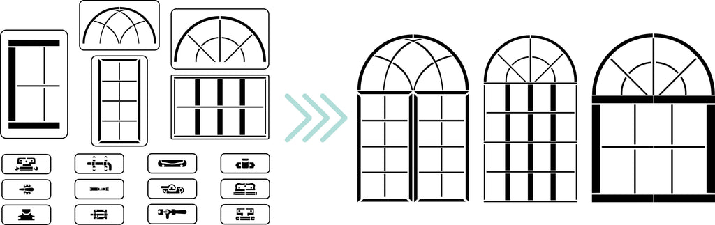 Window Maker Set | JRV Stencils