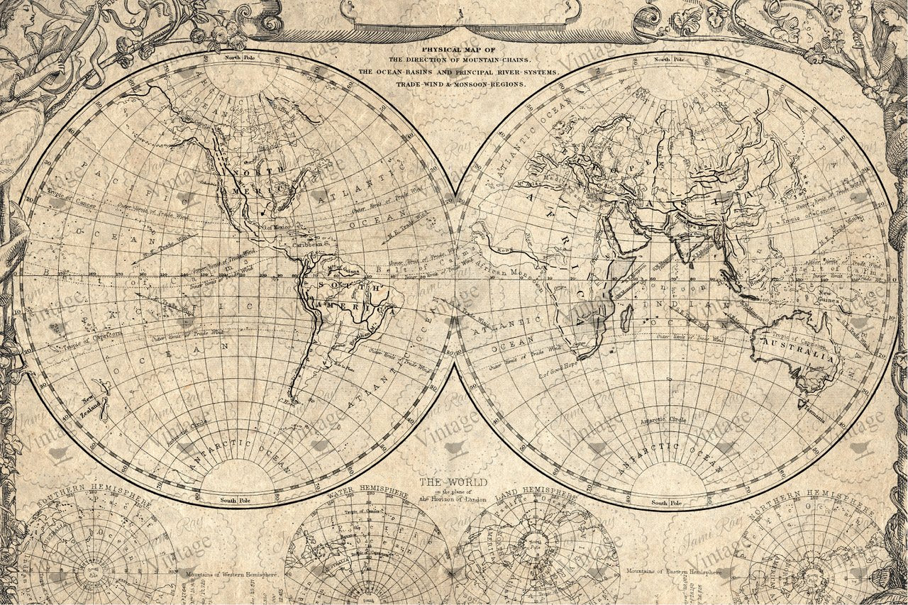 World Map | JRV Paper
