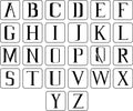 Antique Hand Painted Letters | JRV Stencils