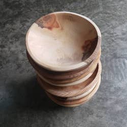 Boyd Salad Plate- Small Hand Carved