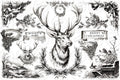 Christmas Stag | JRV Large 18# Paper