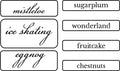 Christmas Word Pack | JRV Stencils