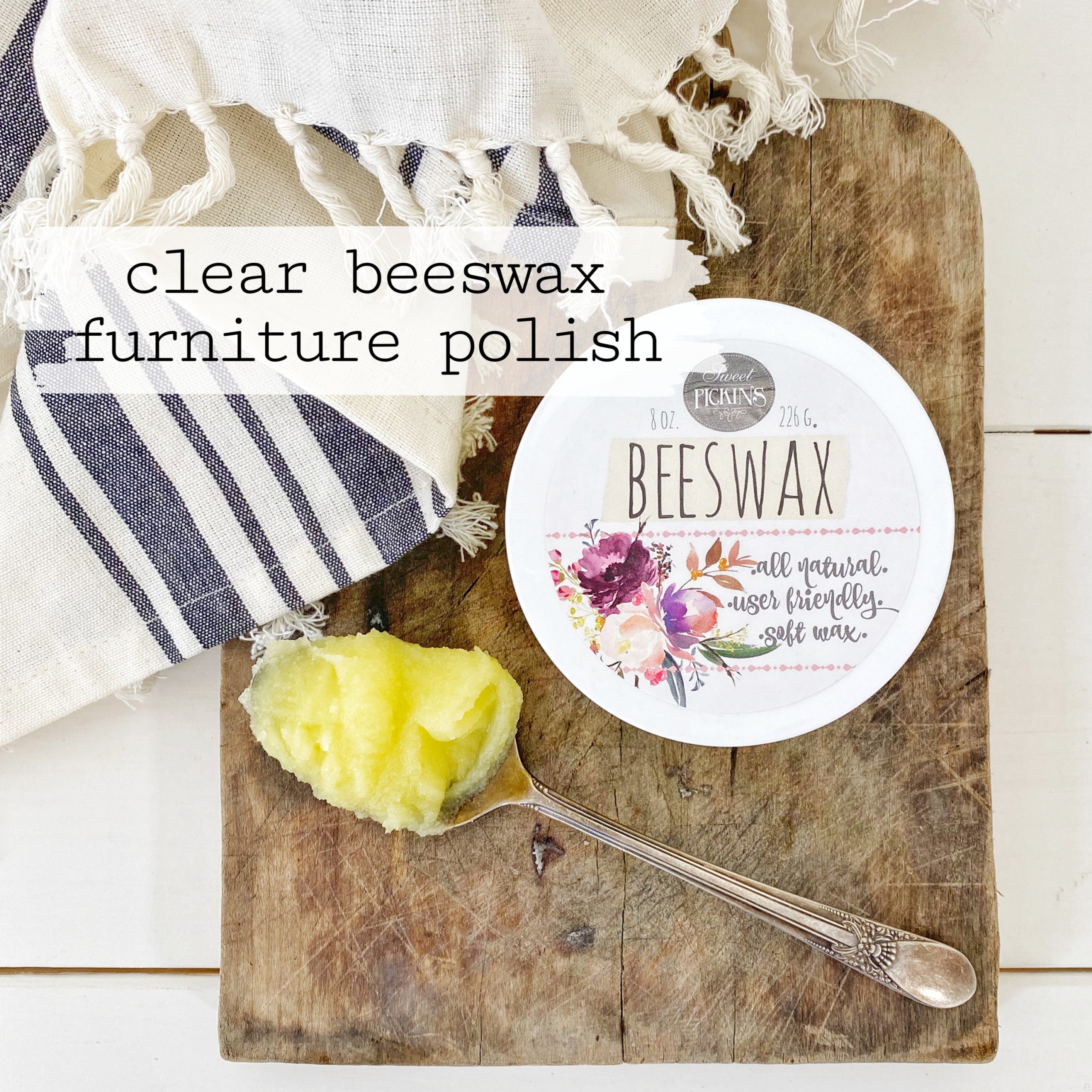 Clear Beeswax | Sweet Pickins Furniture Polish Sweet Pickins
