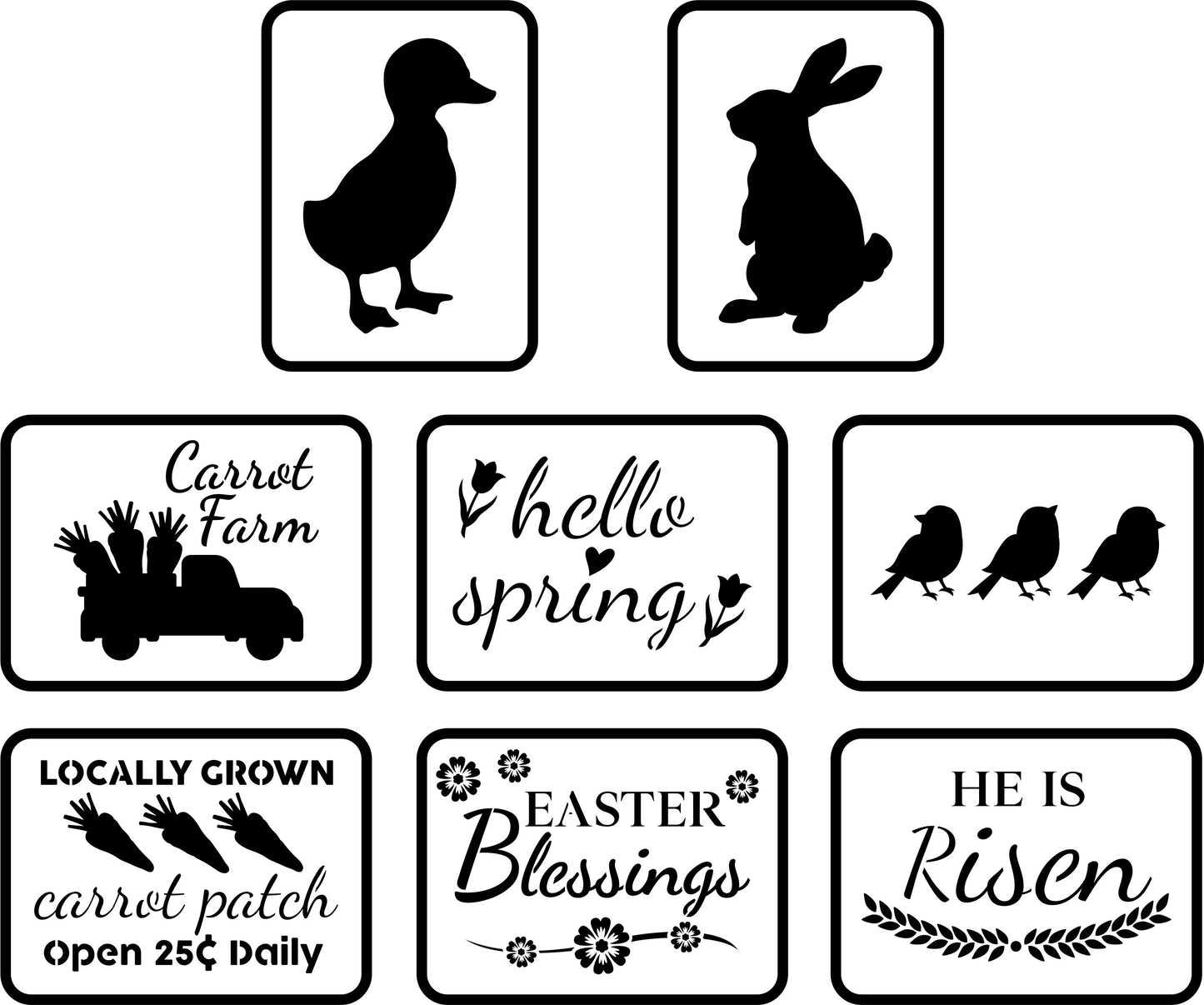 Easter Mini Pack | JRV Stencils