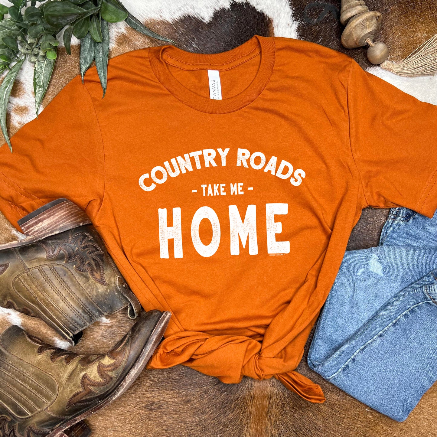 Country Roads Take Me Home - Graphic Tee