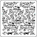 Horse Toile | JRV Stencils