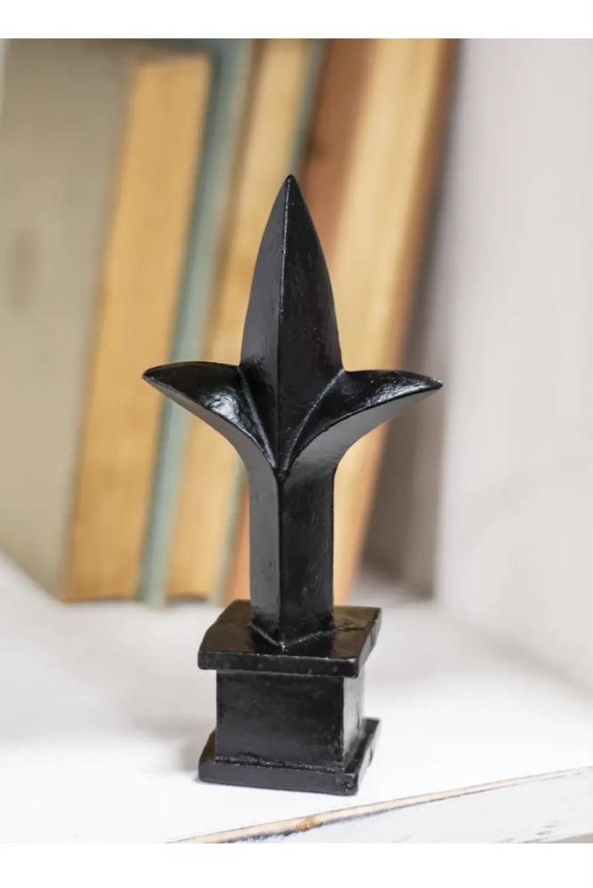 Black Resin Finial