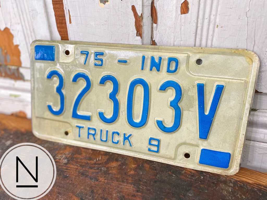 Vintage License Plate