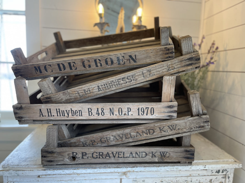 Vintage Grower Crate - European