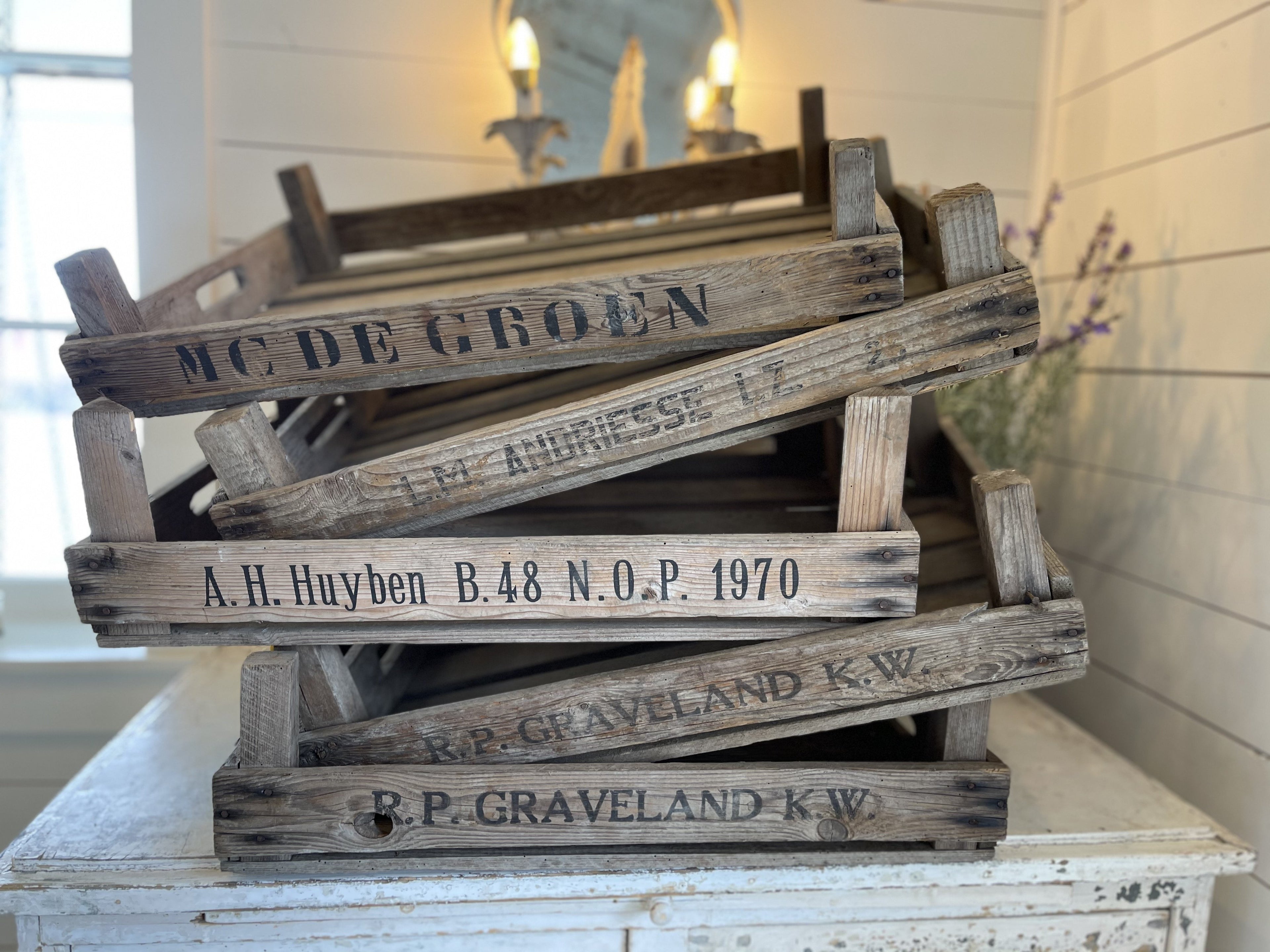 Vintage Grower Crate - European