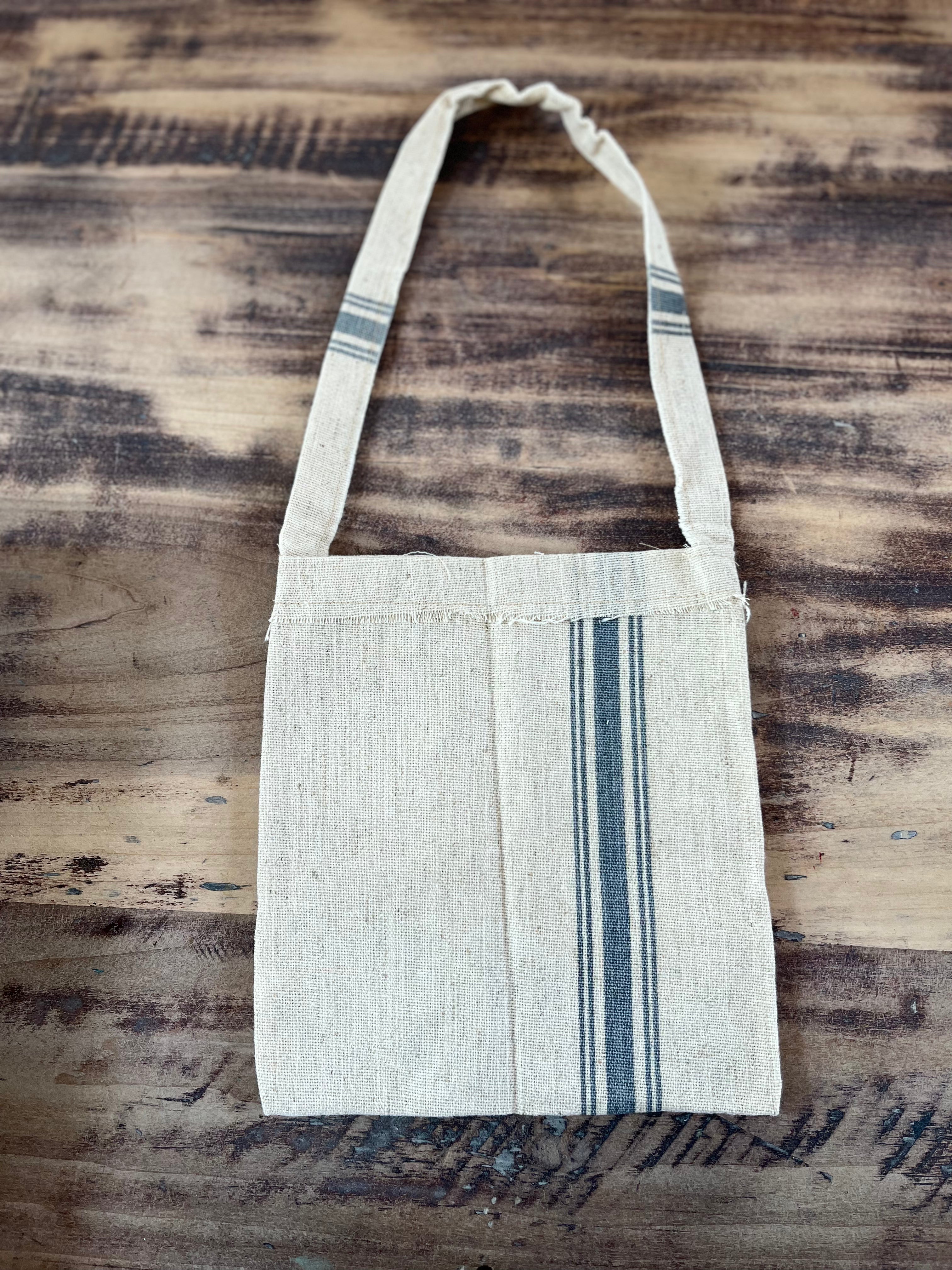 Feed Sack Striped Bag
