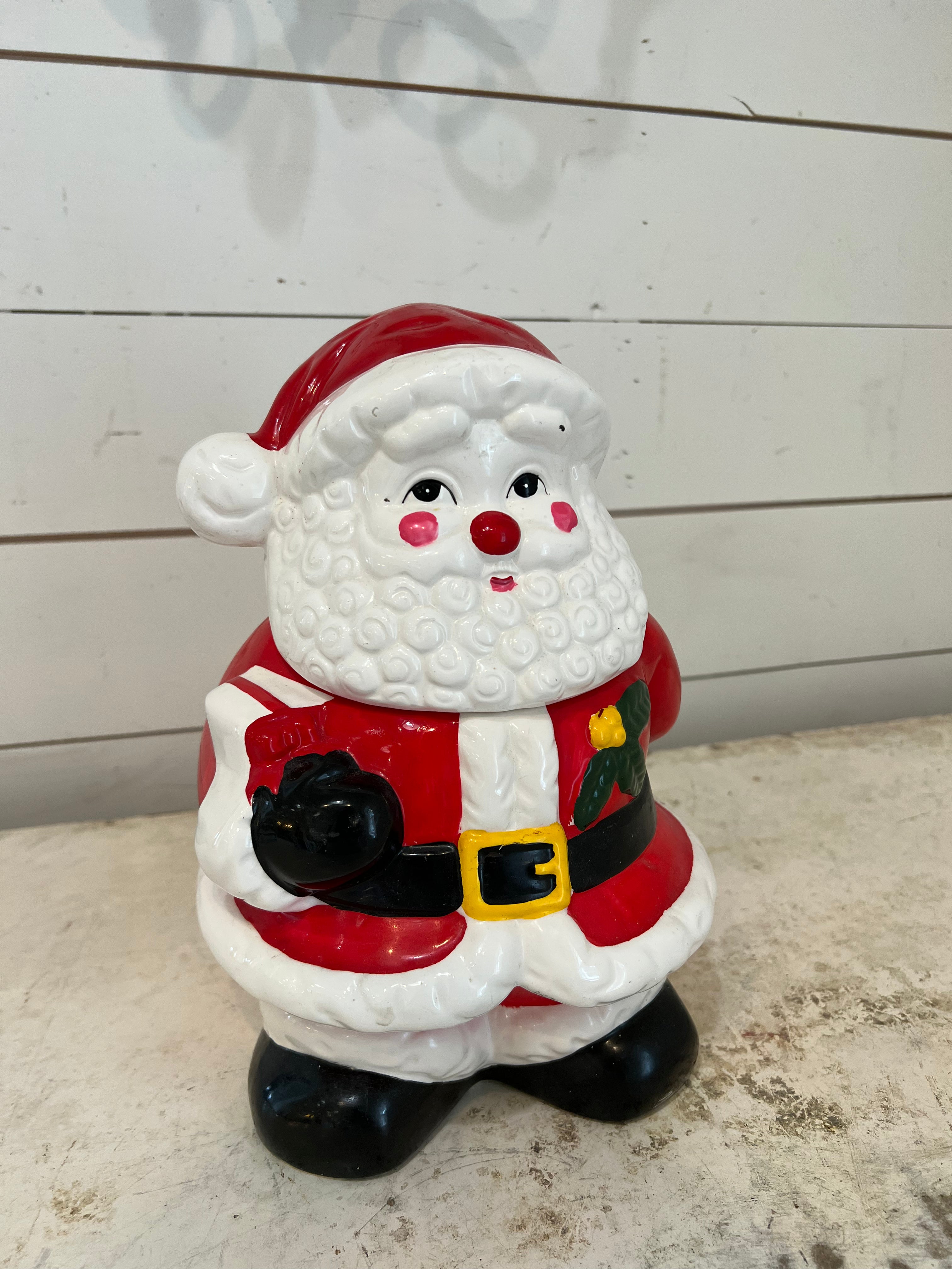 Santa Cookie Jar