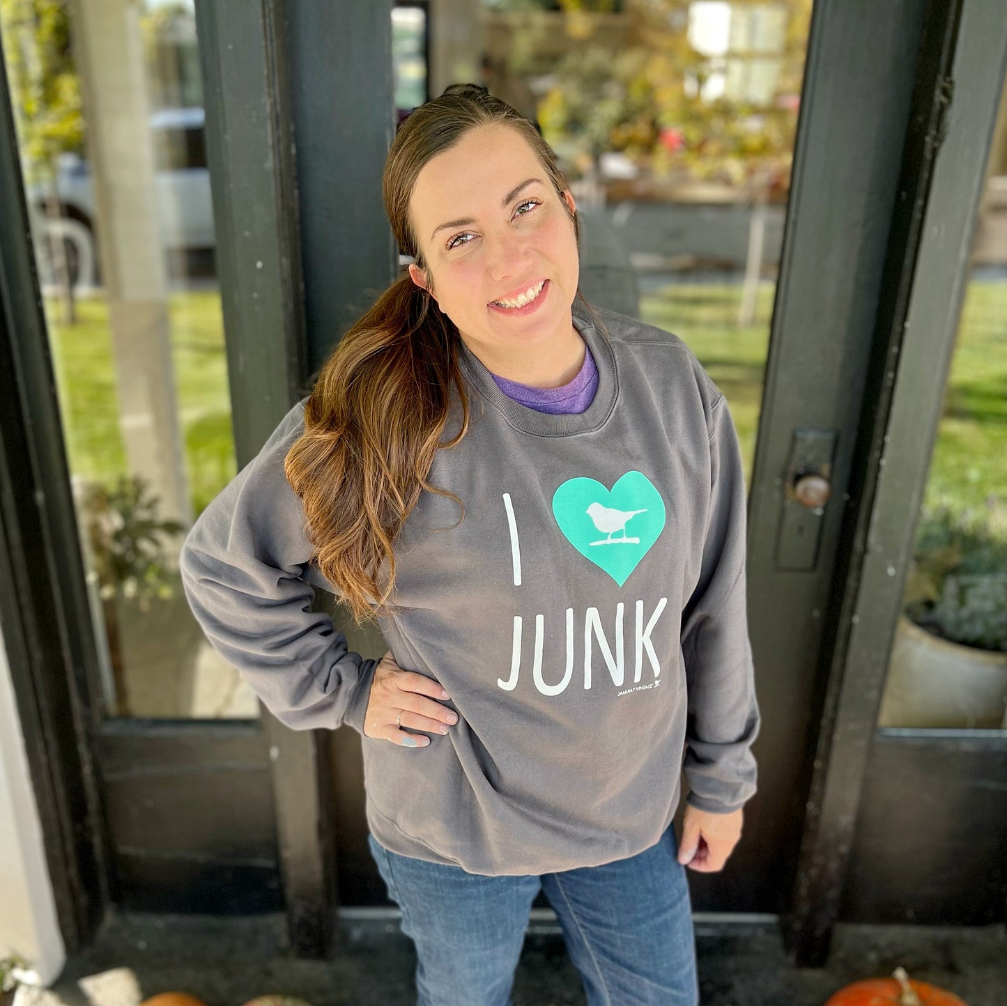I Love Junk Sweatshirt
