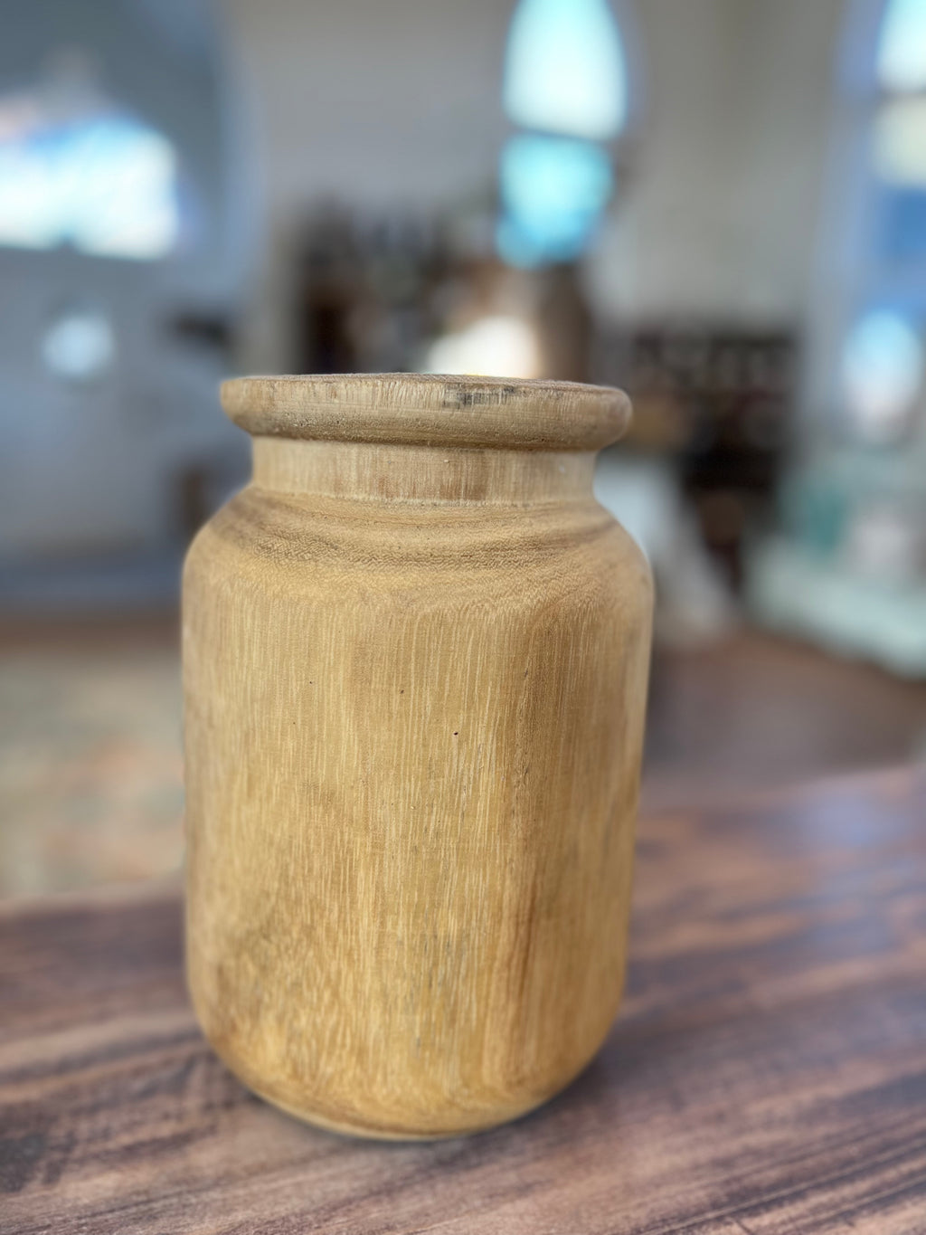 Hand turned Wood Vase