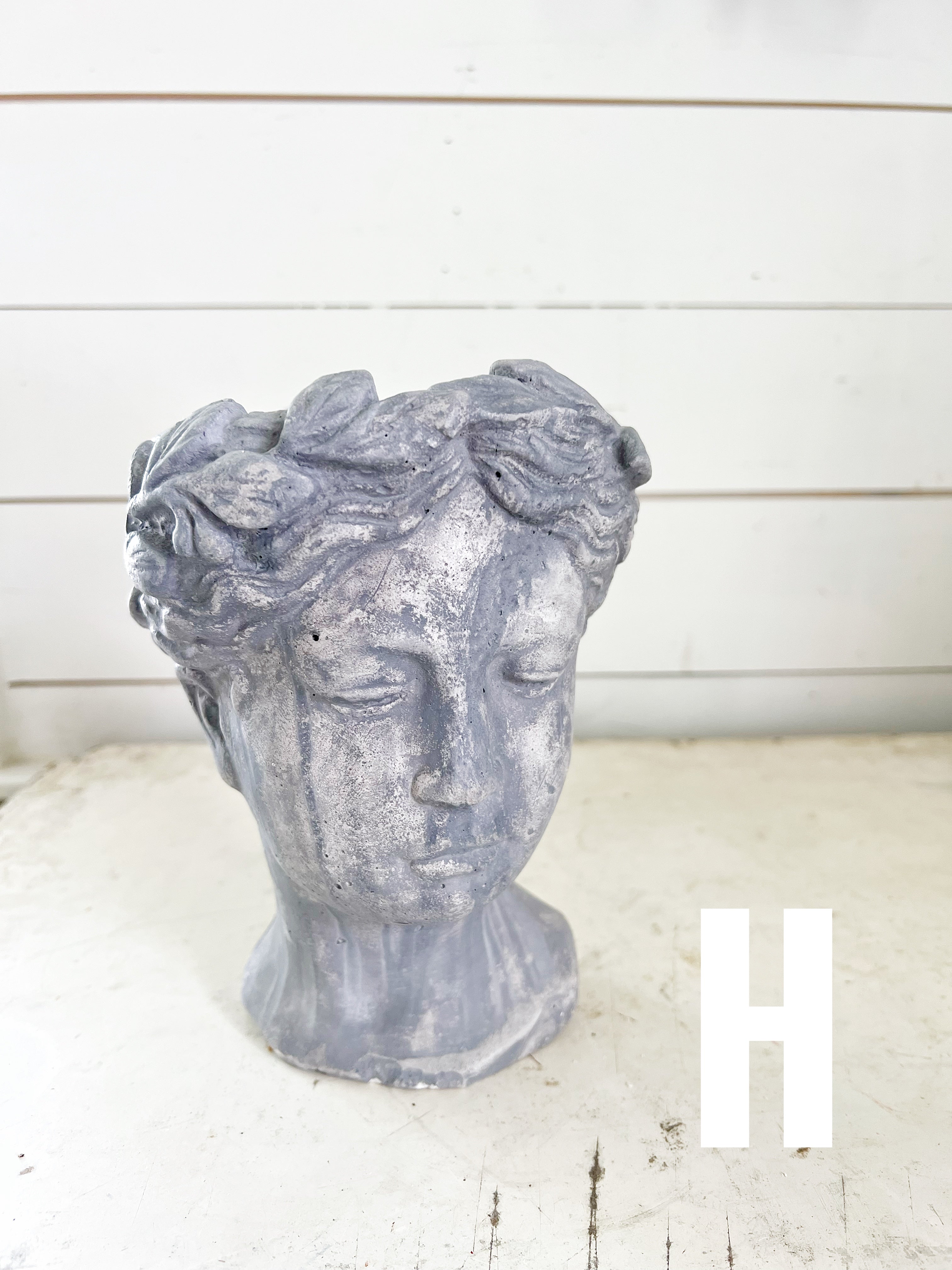 Hand Painted Bust Pots