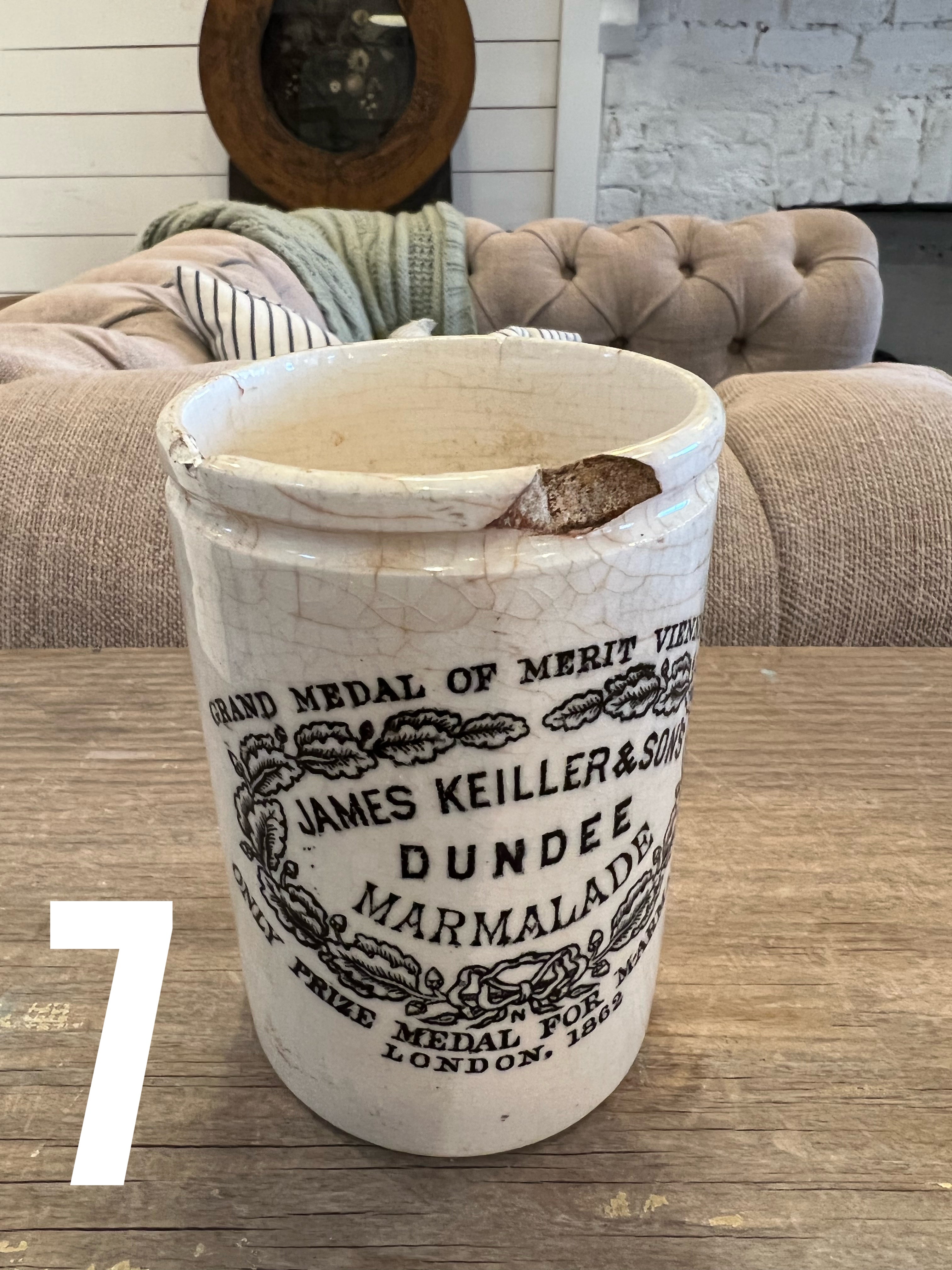 James Keiller & Sons Dundee Marmalade Crocks