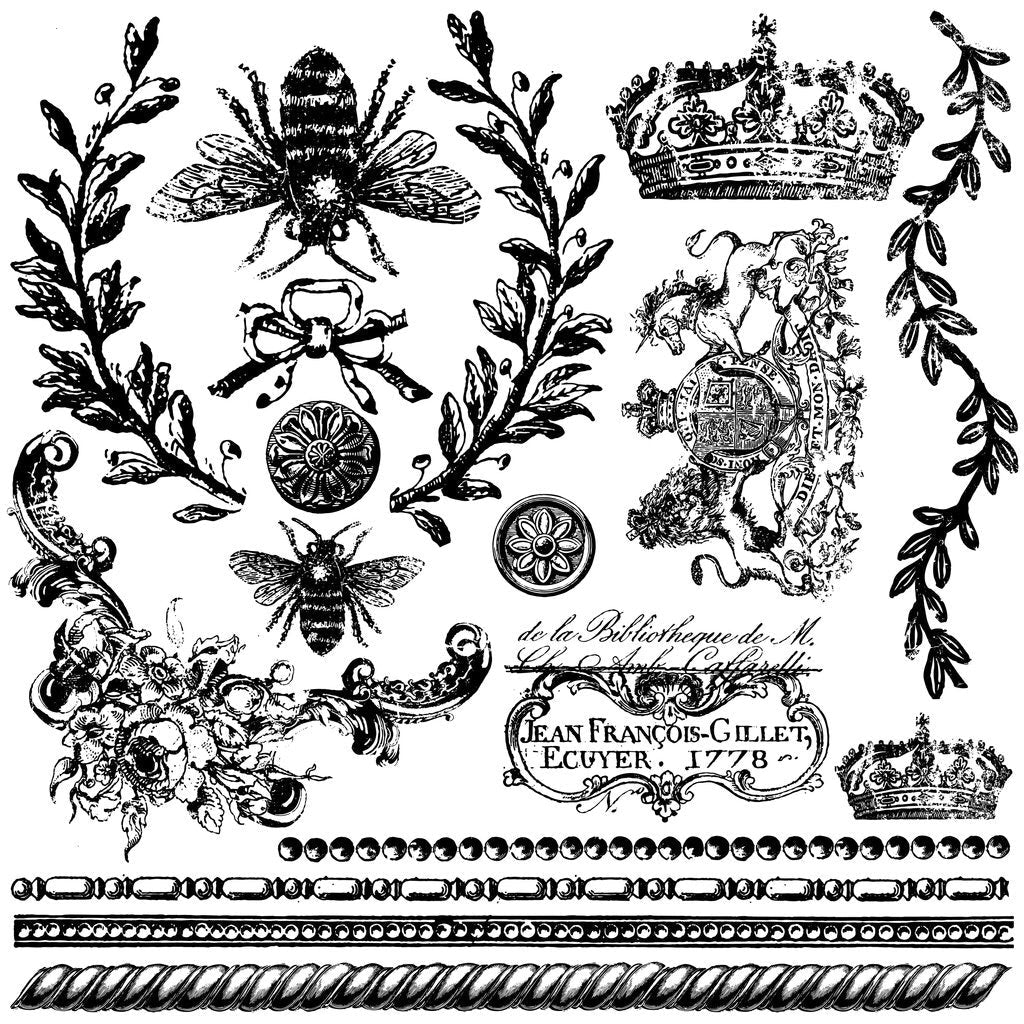 Queen Bee | Stamp | IOD Iron Orchid Designs IOD