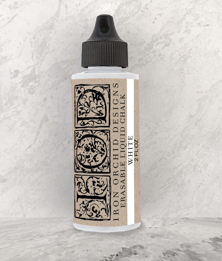 White Erasable Liquid Chalk | IOD Iron Orchid Designs IOD