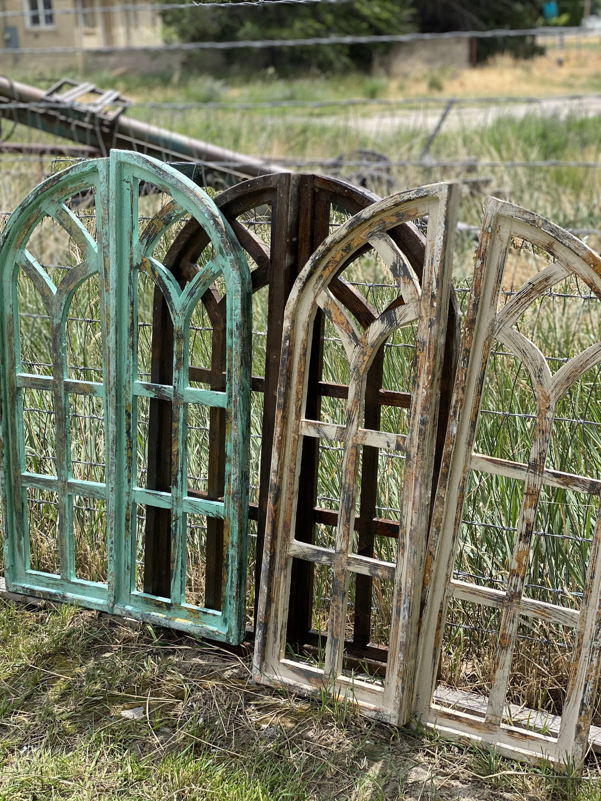 8 Pane Window Pair