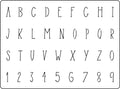 Letter Sheet | JRV Stencil