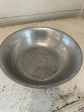 Pressed Aluminum Floral Serving Bowl