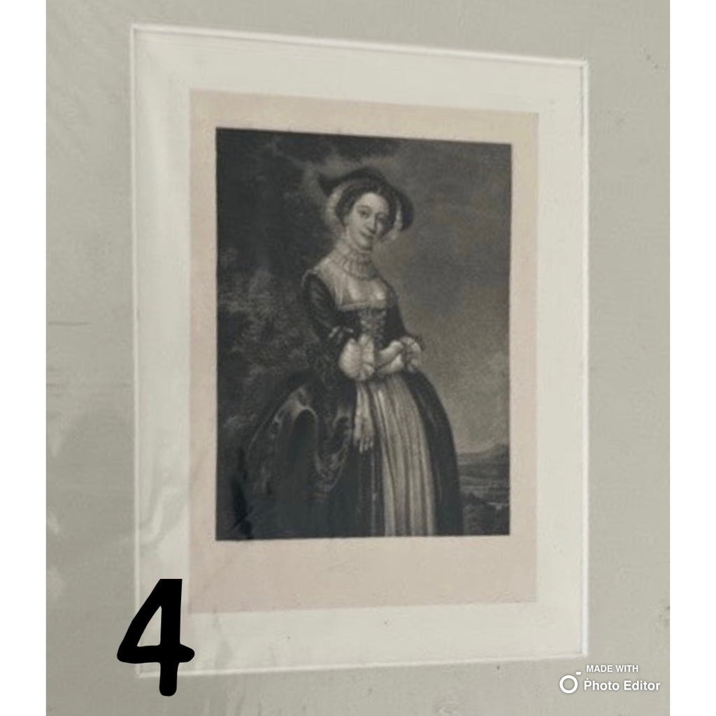 Vintage Matted Print