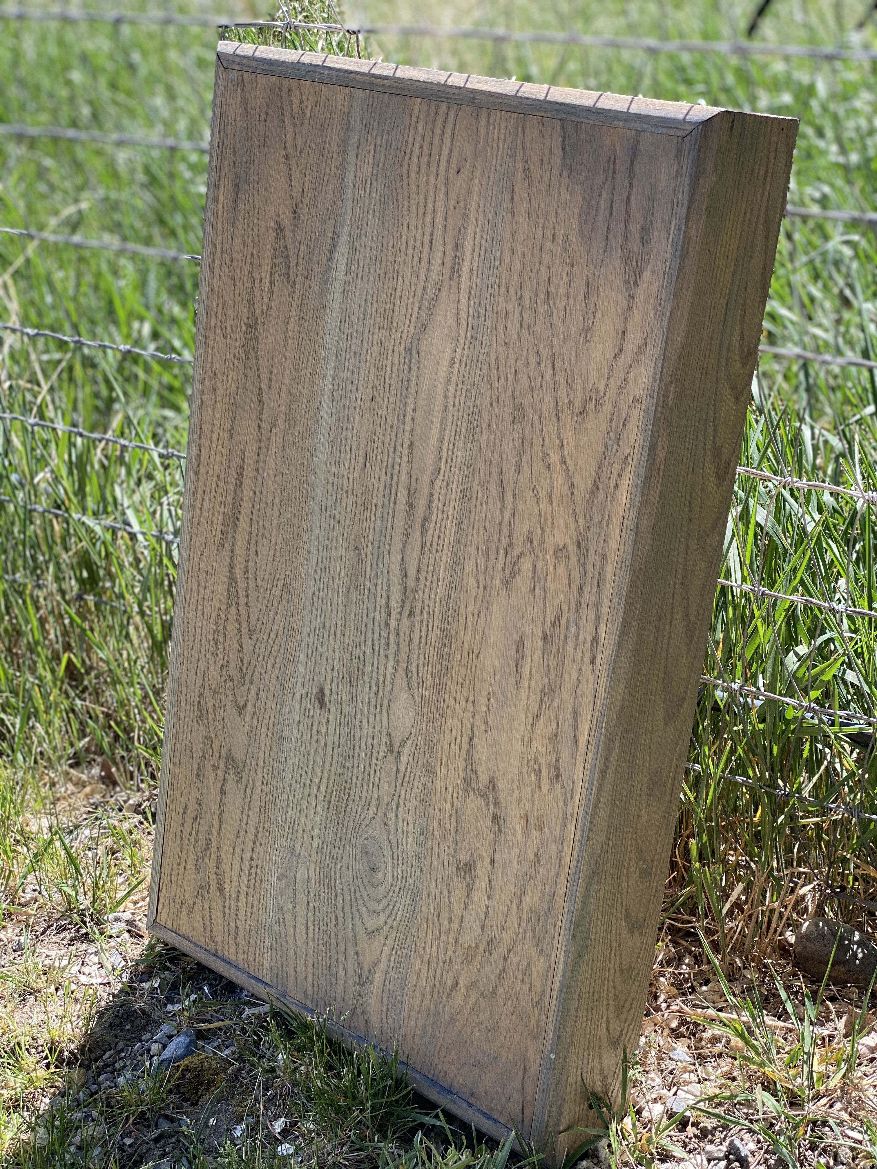 Old and Grey oak box
