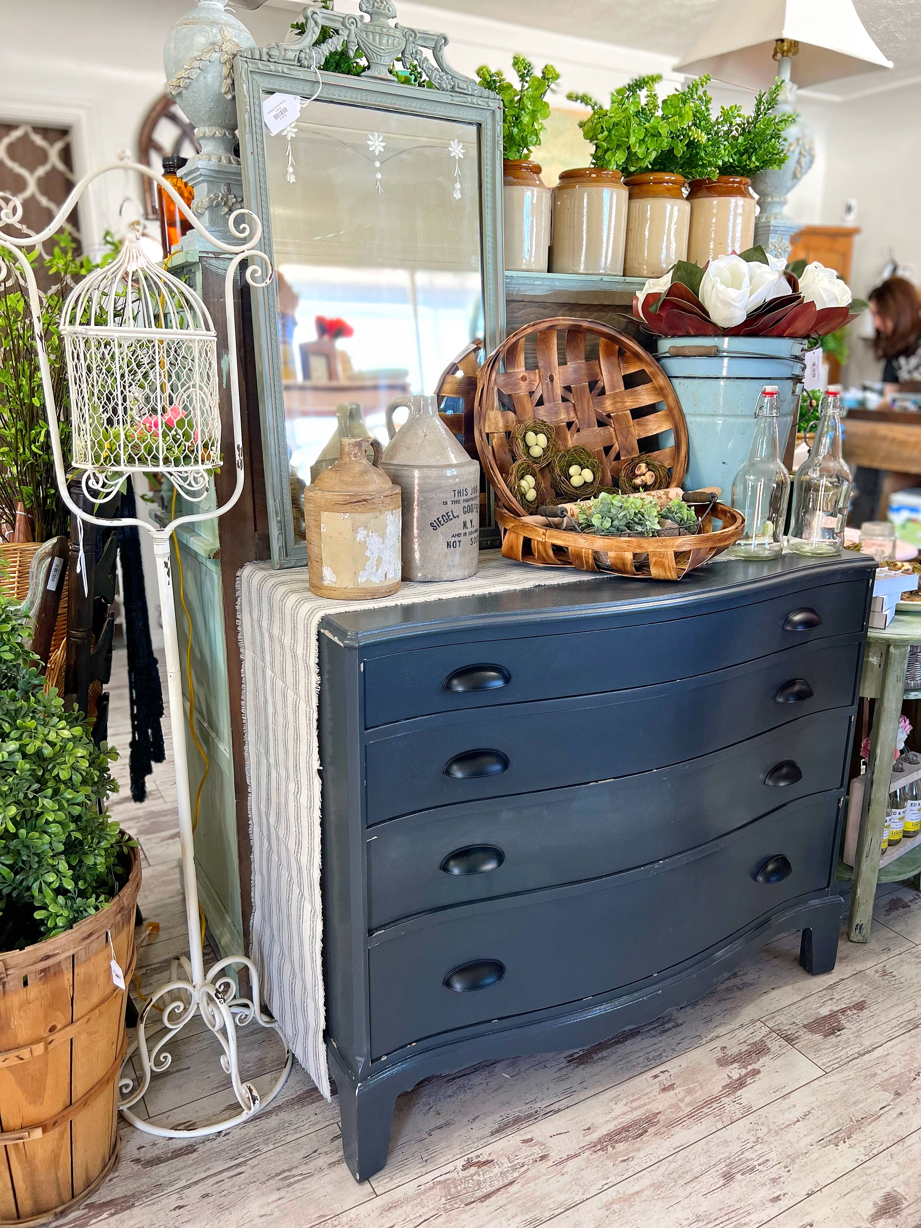 Vintage Stihl Dresser - Navy Crackle