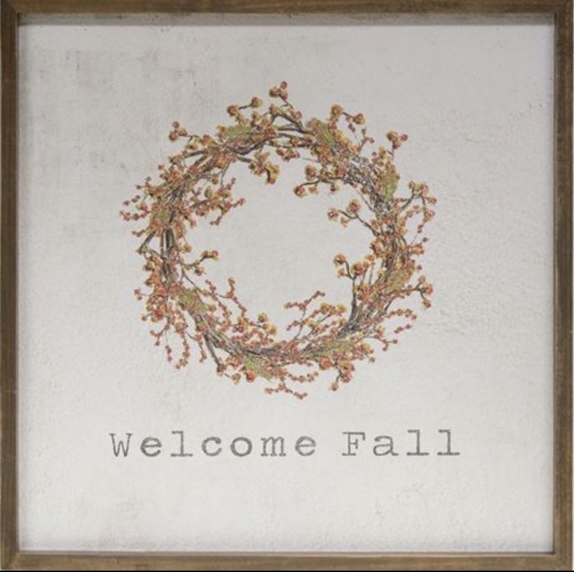 Autumn/Welcome Fall Watercolor Block Sold individually
