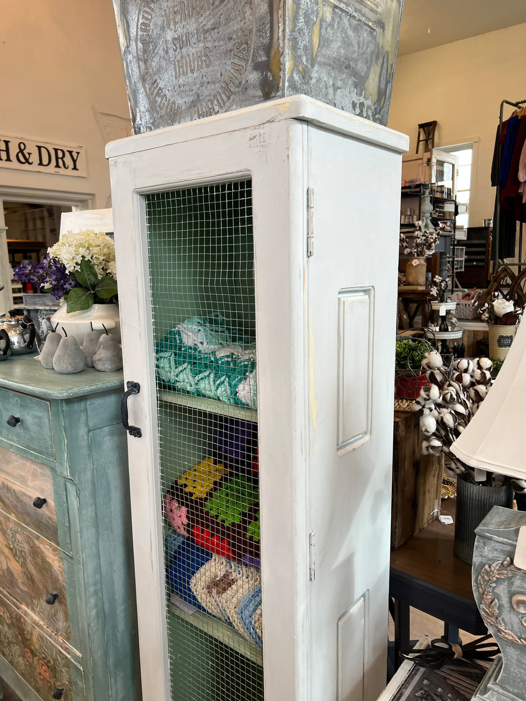 Handmade Quilt Cabinet, solid wood