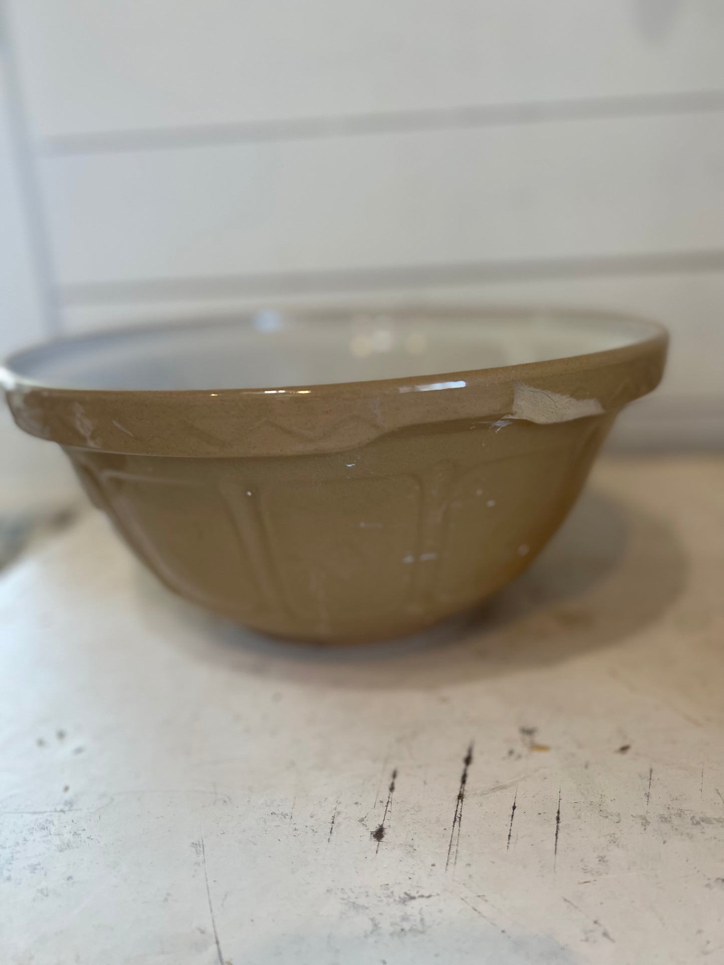 English Mason & Cash and Green Church  Stoneware bowl